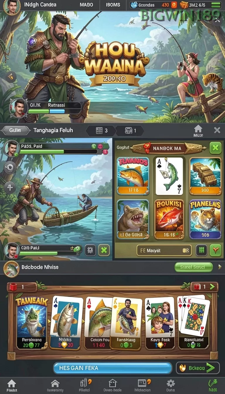 Cuplikan layar AMAN33 — menu navigasi