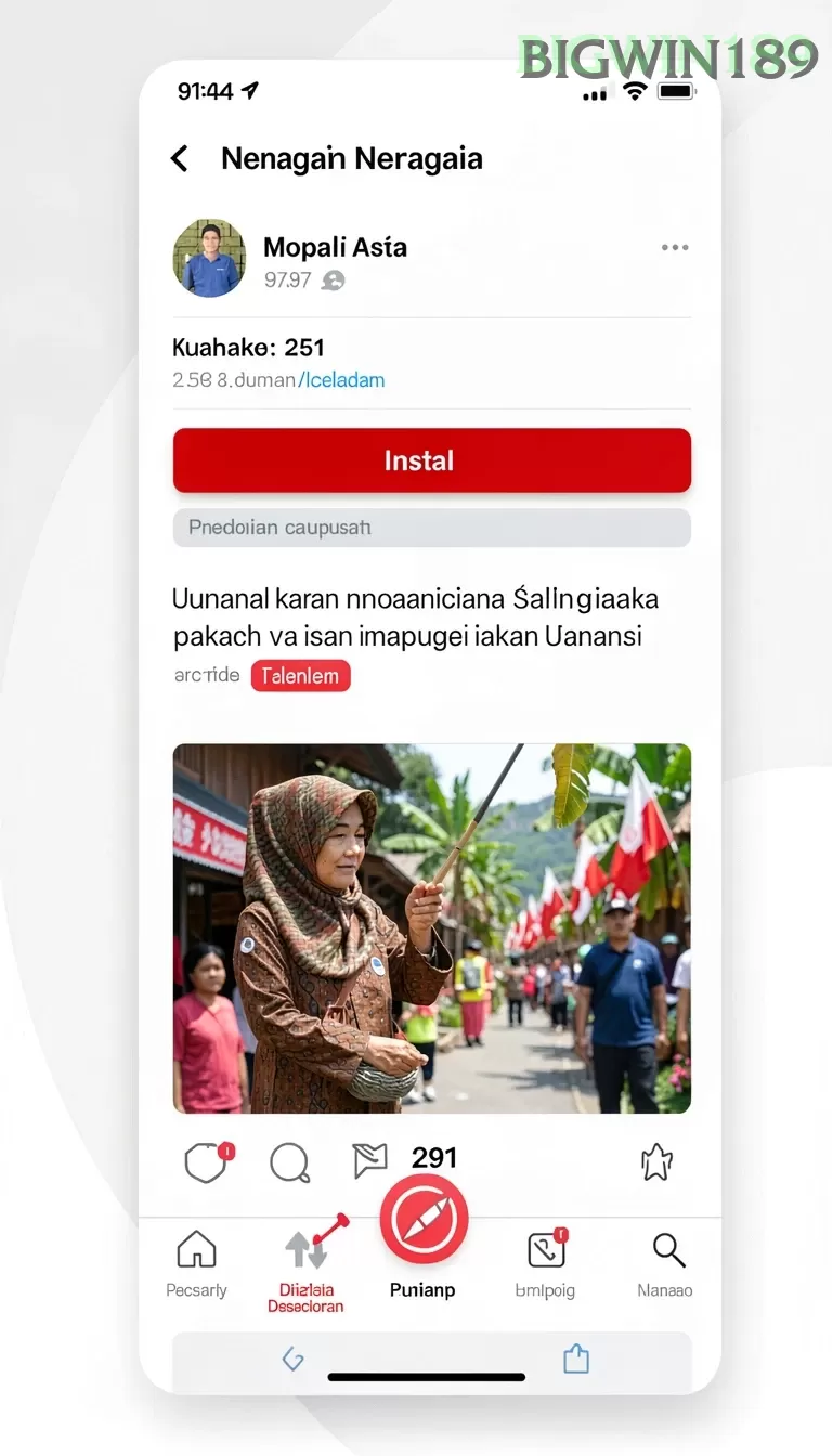 Cuplikan layar PANDAWIN — aktivitas