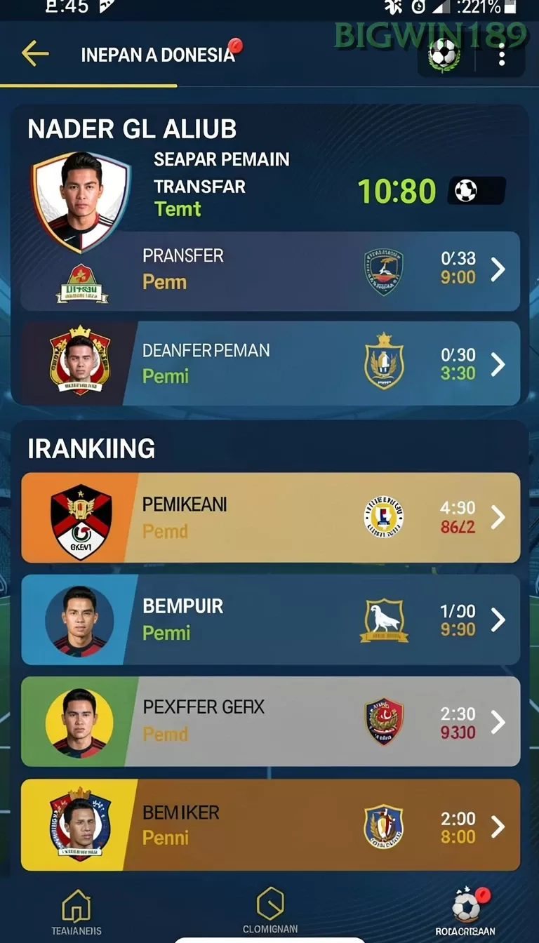 Cuplikan layar PANDAWIN — halaman utama