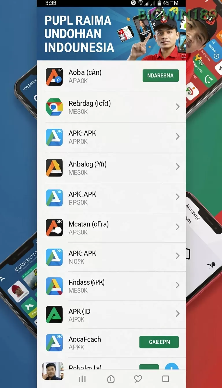 Cuplikan layar RSNVIP — menu navigasi